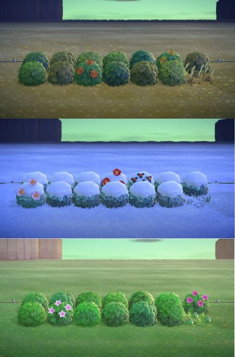 Animal Crossing Bushes, Animal Crossing, Fall Winter, Animals, Design, Nature