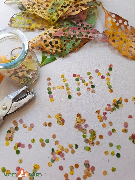 DIY Biodegradable confetti for eco-friendly celebrations - Mother Natured Eco Decorations, Eco Friendly Birthday Party, Confetti Diy, Nest Ideas, Leaf Confetti, Biodegradable Confetti, Eco Friendly Diy, Eco Friendly Building, Nature Education