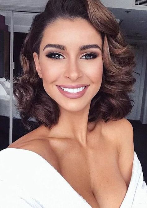 Short Trendy Hairstyles, Guest Hair, Prom Hairstyles For Short Hair, Wedding Guest Hairstyles, Veil Hairstyles, Short Hair Balayage, Short Wedding Hair, Penteado Cabelo Curto, Retro Hairstyles