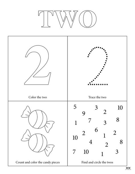 Choose from fifteen unique Number 2 tracing worksheets to help your young learner master this number. Print from home. 100% FREE! Three Year Old Worksheets, Number 2 Tracing Worksheet, Activities For 2 Year Kids At Home Printable, Free Number Tracing Printables, Number 2 Worksheets Preschool, Number 2 Activity, Number 2 Tracing, Number 2 Worksheet, Homeschool Bible Curriculum