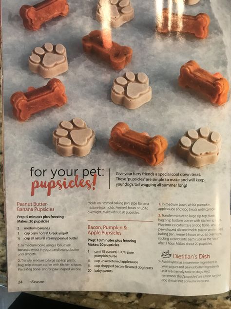 Pupsicles Dogs, Pupsicles Dog, Homemade Puppy Treats, Popsicles For Dogs, Puppy Popsicles, Puppy Treats Homemade, Things For Dogs, Dog Popsicles, Dog Candy