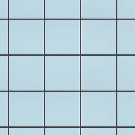 Supreme Tile 4" x 4" Porcelain Grid Mosaic Wall & Floor Tile | Wayfair Bathrooms With Blue Tile, Bathroom Colour, Pattern Tile, Modern Bathrooms, Merola Tile, Mosaic Wall Tiles, Bauhaus Design, Design Movements, Blue Tiles