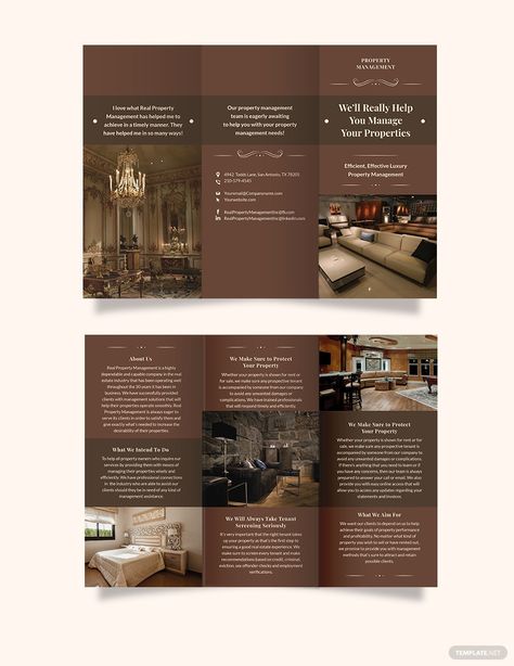 Simple Brochures, Luxury Brochure, Property Brochures, Voucher Design, Professional Brochure, Corporate Brochure Design, Illustrator Vector, Microsoft Publisher, Leaflet Design