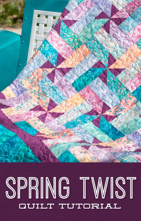 Missouri Quilt Tutorials, Missouri Star Quilt Company Tutorials, Missouri Star Quilt Tutorials, Rail Fence Quilt, Easy Fence, Missouri Quilt, Jelly Roll Quilt Patterns, Missouri Star Quilt Company, Spring Twists