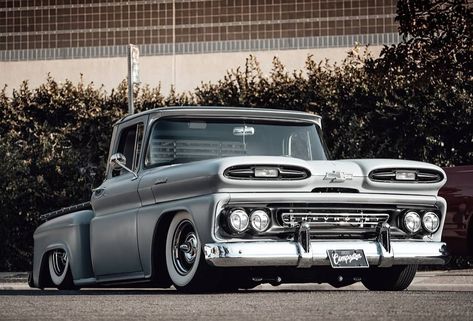 1961 Chevy Apache, Chevy Apache, Chevrolet Apache, Chevy Stepside, Hot Rod Pickup, Lowered Trucks, C10 Chevy Truck, Panel Truck, Kustom Cars