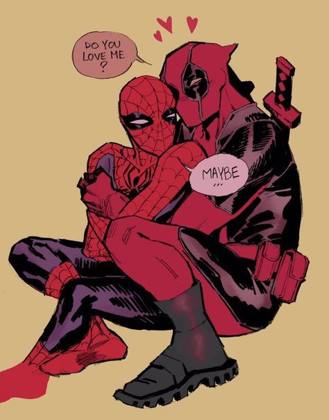 Spideypool Comic, Deadpool X Spiderman, Deadpool Art, Marvel Fanart, Deadpool And Spiderman, Deadpool Comic, Marvel Fan Art, Marvel Spiderman Art, Avengers Funny