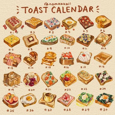 Bread Aesthetic, May December, Roti Bakar, Homemade Recipe Books, Desserts Drawing, Homemade Cookbook, Food Artists, Food Illustration Art, Hello December