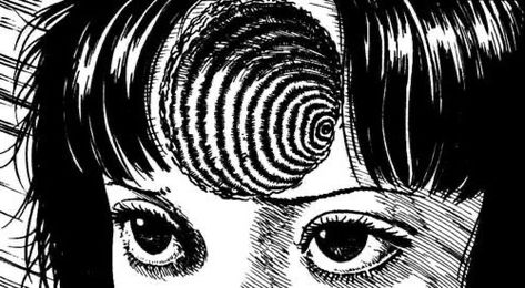 Bobs Burger, Black And White Gif, Japanese Animated Movies, Japanese Horror, Japon Illustration, Junji Ito, Trippy Art, Dark Anime, Horror Art