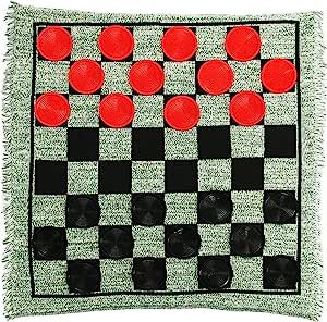 Amazon.com: Lulu Home Jumbo Checkers, Giant 3-in-1 Checkers Game Rug Board Game Set, 2 players : Toys & Games Giant Outdoor Games, Jumbo Games, Giant Checkers, Checkers Board Game, Game Rug, Checkers Game, Tic Tac Toe Game, Checkered Rug, Indoor Play