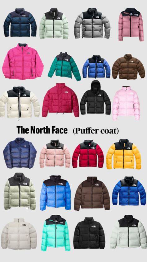 The north face puffer coat #thenorthface #coats North Face Puffer Jacket Aesthetic, The North Face Jackets Outfits, North Face Coats, Puffer Jacket Aesthetic, North Face Jacket Outfit, The North Face Puffer Jacket, North Face Winter Coat, The North Face Puffer, North Face Puffer Jacket