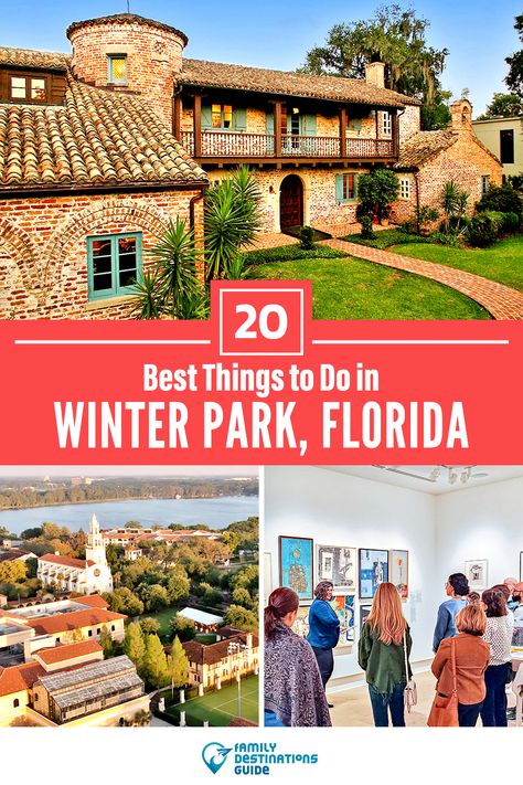 Winter Park Orlando Florida, Winter Park Florida Things To Do, Winter Springs Florida, Winter Park Orlando, Central Park Winter, Florida Tourism, Things To Do In Winter, Winter Garden Florida, Florida Travel Destinations