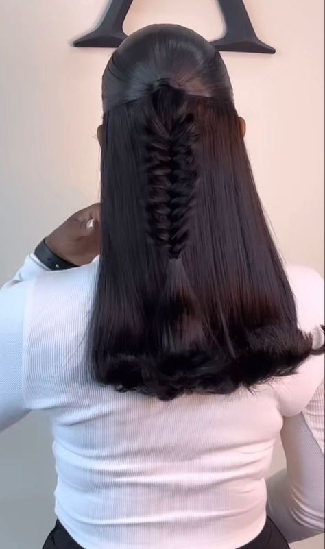 Hairstyles For 2023, Sleek Ponytail Hairstyles, Classy Hairstyles, Black Ponytail Hairstyles, Quick Weave Hairstyles, Quick Braided Hairstyles, Pretty Braided Hairstyles, Girls Hairstyles Braids, Hair Ponytail