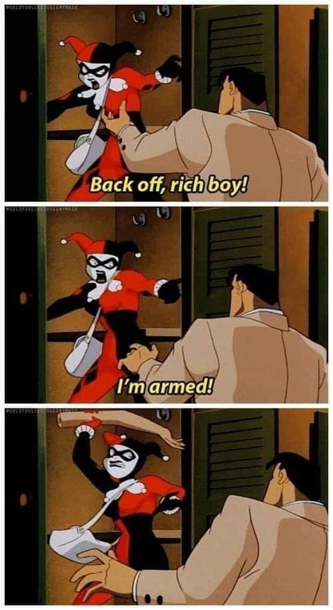 Batman Stuff, Rich Boy, Batman The Animated Series, Batman Funny, Dc Memes, Batman Family, Marvel Jokes, Bat Family, Back Off