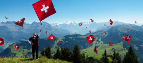 Switzerland Quote, Swiss National Day, Marathi Images, September Holidays, History Humour, Happy National Day, Holidays Around The World, Fun World, 1 August