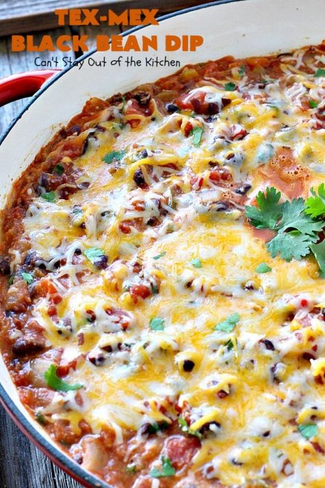 Mexican Charcuterie, Mexican Bean Dip, Black Bean Dip Recipe, Hot Dips, Spicy Guacamole, Bean Dip Recipes, Black Bean Dip, Dip Recipes Easy, Mexican Cheese