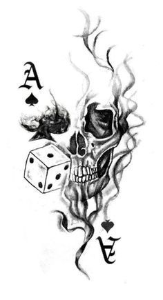 Hands Tattoo Design, Jesus Hands, Zombie Tattoo, Cool Skull Drawings, Dice Tattoo, Ace Tattoo, Evil Skull Tattoo, Hands Tattoo, Card Tattoo Designs