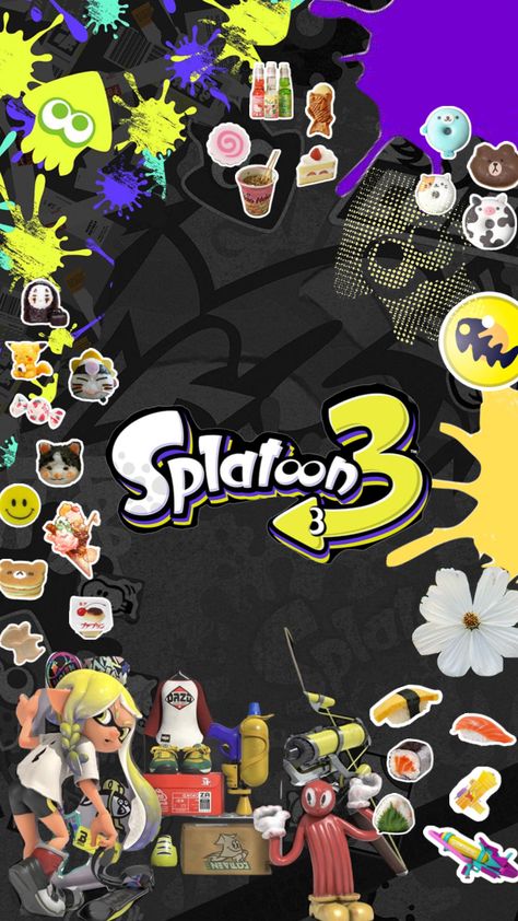 Splatoon 3 Wallpaper, Splatoon Aesthetic, Splatoon Wallpaper, Free Christmas Backgrounds, Football Background, Splatoon Art, Ocean Backgrounds, Splatoon 3, Phone Decor