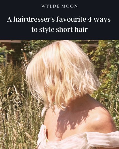 You might feel a bit limited with your styling options if you have short hair, but this is absolutely not the case, as Holly's hair magician @cilerpeksah_hairstylist shows us at the link in our bio 💁‍♀️ Holly Willoughby Hair, Holly Willoughby, Show Us, The Magicians, Hair Stylist, Short Hair, Short Hair Styles, Moon, Feelings