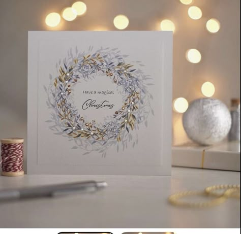 Family Christmas Greetings, Luxury Christmas Cards, Wreath Cards, Family Christmas Cards, Luxury Christmas, All Occasion Cards, Merry Christmas Card, Christmas Couple, Magical Christmas