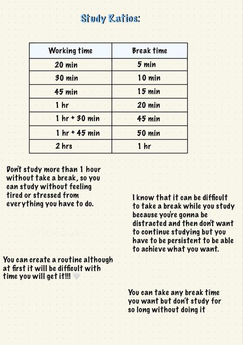 Tbh, I get distracted by anything when I'm studying but I try to study as much as I can because I need to have good grades How Long To Study And Take Breaks, Study To Break Ratio, How To Study Last Minute, How To Get Grades Up Fast, How To Have Good Grades, School Visionboard, How To Get Good Grades, Study 2023, University Guide