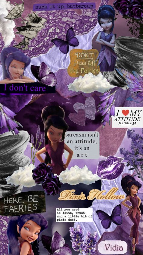 #beauty #vibes #wallpaper #quotes #tinkerbell #fairies #vidia #wind #purple Quotes Tinkerbell, Tinkerbell Fairies Aesthetic, Vidia Tinkerbell, Fairies Aesthetic, Tinkerbell Quotes, Tinkerbell Wallpaper, Disney Fairies Pixie Hollow, Tinkerbell And Friends, Tinkerbell Disney