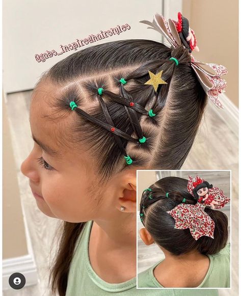 Kids Thanksgiving Hairstyles, Thanksgiving Toddler Hairstyles, Toddler Thanksgiving Hairstyles, Christmas Hairstyles Long Hair, Kids Holiday Hairstyles, Reindeer Hairstyle, Christmas Hair Styles For Kids, Hair Styles For School Kids, Cute Hairstyles For Christmas