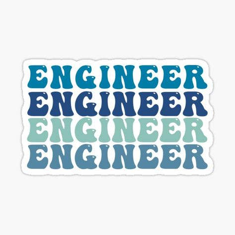 "Engineer girly" Sticker for Sale by oliviarosegreen | Redbubble Engineer Stickers, Engineer Design, Agricultural Engineering, Funny Laptop Stickers, College Stickers, Graduation Stickers, Notebook Cover Design, Color Drawing Art, Girly Design