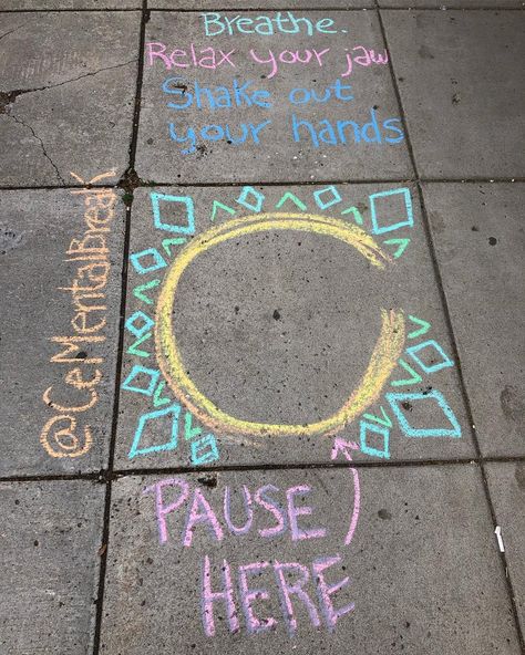 Sidewalk Chalk Games, Goddess Circle, Fun Chalk Art, Chalk Ideas, Wall Game, Chalk Design, Sidewalk Chalk Art, Sidewalk Art, School Murals