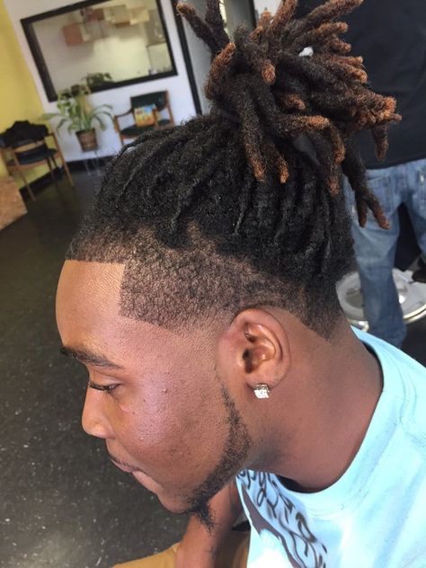 Dreads With Shaved Sides, Black Teen Boy, Mens Locs, Mohawk Dreads, High Top Dreads, Dreads Locks, Male Haircuts, Loc Nation, Dreadlocks Styles