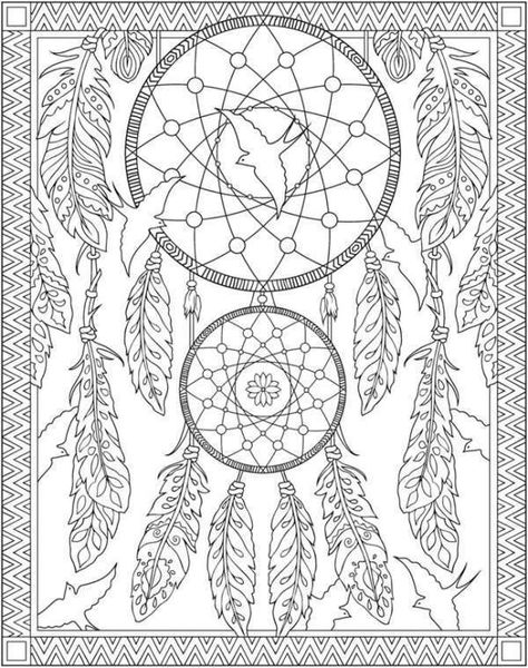 5 Native American Coloring Pages – Stamping Native American Coloring Pages, Dream Catcher Coloring Pages, Creative Haven Coloring Books, Colouring Pics, Native American Heritage Month, Dream Catcher Native American, Love Coloring Pages, Designs Coloring Books, Horse Coloring Pages