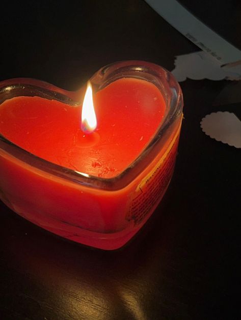 #heart #heartcore #candles #coquettefashion #coquette Heart Candles, Heart Candle, Heart Shape Box, Candle Jars, Mood Board, Heart Shapes, Red And White, Arts And Crafts, Candles