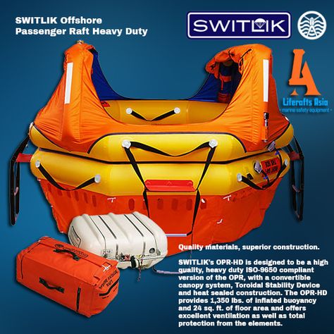 Switlik Offshore Passenger Life Raft Heavy Duty Ship Life, Life Raft, Rafting, Iron Man, Convertible, Passenger, Sailing, Heavy Duty, Gadgets