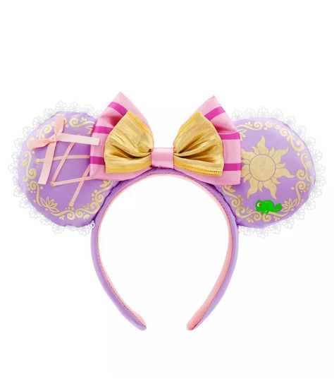 💛🩷 I can’t wait to wear these 💜💚 #disneystore #disney #rapunzel #pascal #rapunzelandpascal #minnieears #newears #disneystyle #disneyfashion #disneytangled Tangled Ears, Rapunzel Ears, Sleeping Beauty Castle Disneyland, Disney Inspired Nails, Stitch Ears, Disney Minnie Mouse Ears, Disney Headbands, Bday List, Minnie Mouse Ears Headband