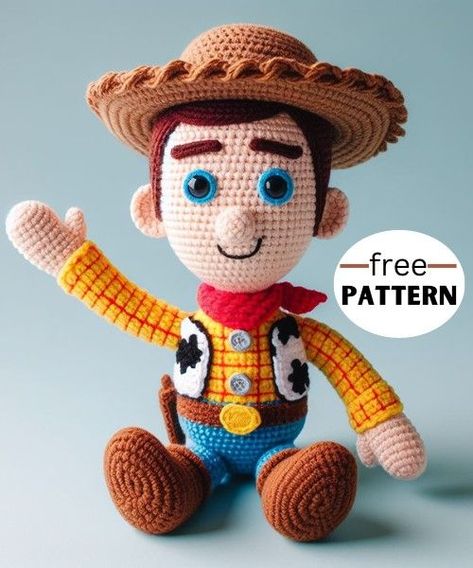 Crochet Toy Story, Crochet Vampire, Free Crochet Toy Patterns, Amigurumi Pattern Free, Disney Crochet Patterns, Crochet Disney, Cute And Cuddly, Crochet Cow, Crochet Animals Free Patterns