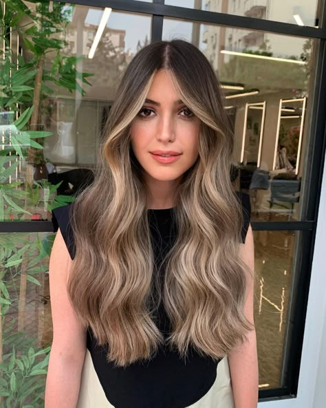 Light Brown Blonde Balayage, Brown Blonde Balayage, Face Framing Highlights, Brown To Blonde Balayage, Highlights Curly, Framing Highlights, Balayage Blond, Blond Balayage, Ombre Highlights