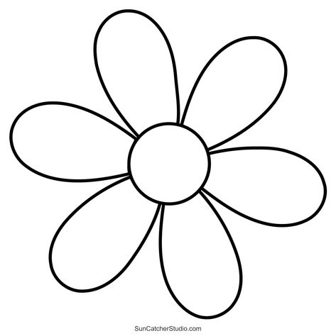 Mosaic Patterns Templates Free Printable Flowers, Daisy Flower Template Free Pattern, Simple Flower Template Free Printable, Flower Mosaic Pattern Free Printable, Flower Drawing Template, Small Traceable Drawings Free Printable, Flower Traceable, Flower Stencil Patterns Printables, Mosaic Flowers Patterns Free Printable