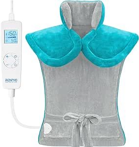 Perfect for Mom to Relax for Mother’s Day! Neck Shoulder Heating Pad for Back Pain Relief, Mothers Day Gifts for Mom, Birthday Gifts for Women Men, FSA HSA Eligible, Weighted Electric Heat Pad, ETL Certified, Gray Green#affiliatelink Shoulder Heating Pad, Heating Pad For Cramps, Neck Heating Pad, Conserve Energy, Tiny Room, Preppy Things, Heating Pads, Heat Pad, 2024 Wishlist