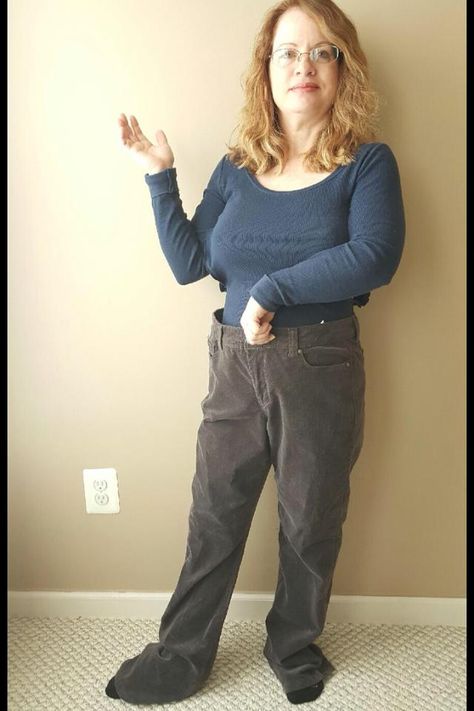 Corduroy Pants Upcycle, Gray Corduroy Pants Outfit Women, Gray Corduroy Pants Outfit, Grey Corduroy Pants Outfit, Corduroy Pants Outfit, What To Make, Refashion Clothes, The Gray, Corduroy Pants