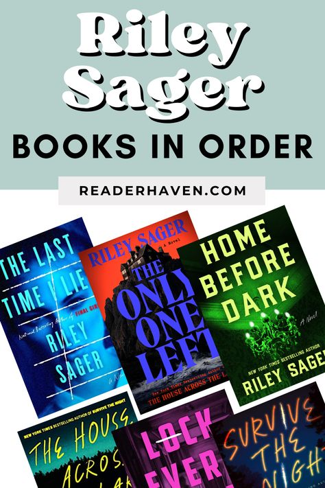 The Only One Left, Riley Sager Books, Riley Sager, Popular Book Series, Reading List Challenge, Fiction Books Worth Reading, List Challenges, Thriller Books, Page Turner