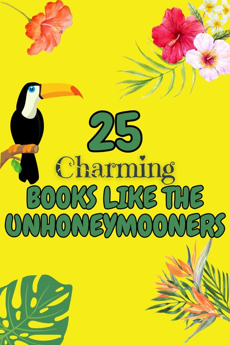 Escape into a world of romance, humor, and unforgettable adventures with these charming books like The Unhoneymooners! Whether you're a fan of enemies-to-lovers banter or heartwarming small-town romance, there's something on this list for everyone. Dive into your next captivating read today! #BookRecommendations #RomanceReads 📚💕  #EnemiesToLovers #HeartwarmingRomance #CaptivatingReads #BookLovers #RomanceNovels #SmallTownRomance The Honeymoon Crashers Book, Elin Hilderbrand Books, The Unhoneymooners, Christina Lauren Books, Jodi Picoult Books, Romance Humor, Hot Romance Books, Nora Roberts Books, Military Romance