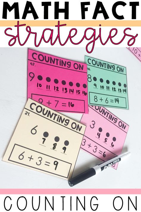 1st Grade Math Fluency Practice, Counting On Strategy First Grade, Addition Special Education, 2nd Grade Math Facts Practice, Math Fluency First Grade, Fact Fluency Second Grade, Math Intervention Elementary, Halloween First Grade, Teaching Math Facts