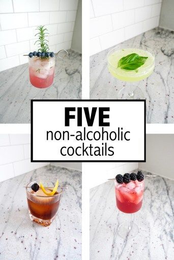 Old Fashioned Mock Tail, Girls Night Mock Tails, Mocktails Girls Night, Easy Mock Tails, Kombucha Mocktail Recipe, Wedding Mocktail Recipe, Mocktails Non Alcoholic Winter, Delicious Mocktail Recipes, Mocktail Craft