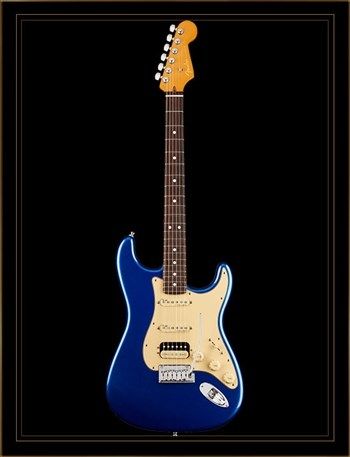 Fender American Ultra Stratocaster HSS in Cobra Blue with Rosewood Fingerboard $1,899.99 American Ultra, Fender American, Fender Guitars, Gibson, Electric Guitar, Guitar, Blue