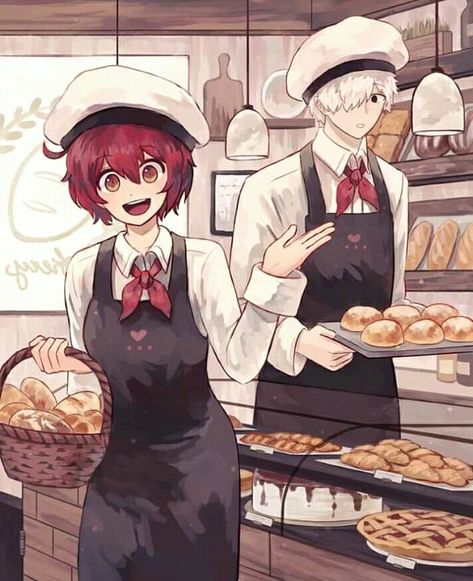 Cells At Work, Hard To Get, Chef, Bread, Deviantart, Twitter, Anime