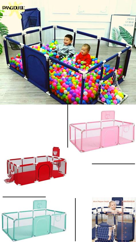 PANGDUBE Baby Playpen Kids Playground for Babies Fence for Children Ball Pit Pool Baby Playground Baby Safety FenceOriginal price: USD 114.28Now: USD 37.71 Playpen Ball Pit, Diy Projects Using Pvc Pipe, Baby Play Areas, Safety Fence, Baby Playpen, Pack N Play, Play Areas, Nursery School, Ball Pit