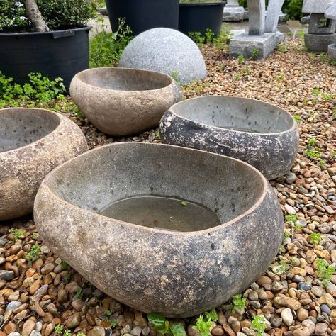 Silver Grey Granite, Garden Uk, Temple Gardens, Painting The Roses Red, Garden Water Feature, Japanese Water, Concrete Diy Projects, Asian Garden, Stone Basin