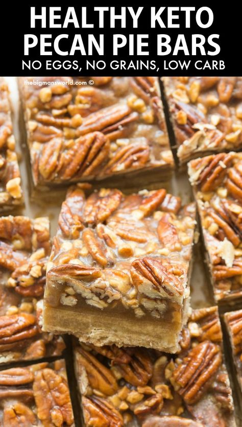 Keto Pecan Pie Bars, Healthy Pecan Pie Bars, Low Carb Pecan Pie, Healthy Pecan Pie, Pecan Bars Recipe, Low Carb Bars, Keto Pecan Pie, Keto Bars, Pie Bar Recipes