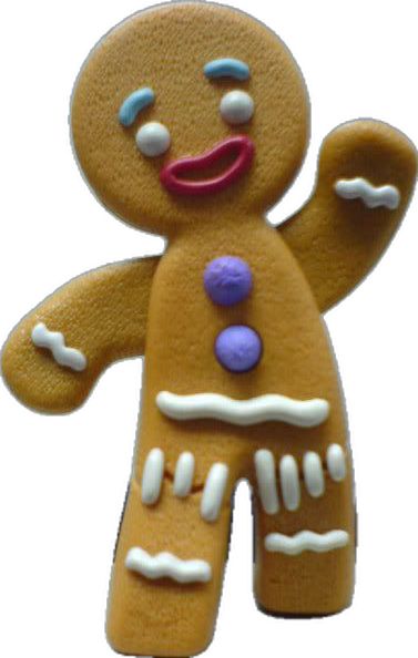 Gingy from Shrek movie Shrek And Fiona Aesthetic, Man Cookies, Gingerbread Man Cookies, Gingerbread Men, Cosplay Makeup, Shrek, Felt Ornaments, Royal Icing, Gingerbread Man