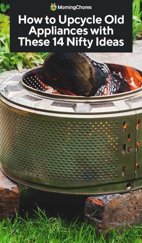 Old Dryer Repurpose, Repurpose Gas Grill Ideas, Repurposed Gas Grill, Upcycle Old Pots And Pans, Dryer Drum Fire Pit, Fire Pit Drum, Repurpose Old Box Fan, Fire Pit From Washing Machine Drum, Recycle Items