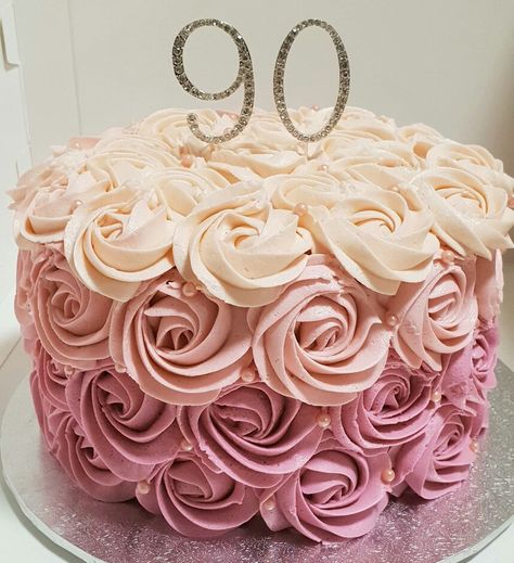 90th Birthday Party Ideas For Women Mom, 90 Year Old Birthday Cake, 90th Birthday Cakes Grandma, 95 Birthday Cake, 90 Birthday Cake, 90th Birthday Party Ideas, 100th Birthday Cake, Cherry Fluff, 75 Birthday Cake